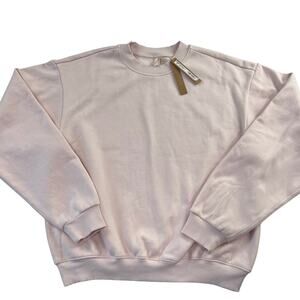 Skims Pink Crewneck Sweatshirt Women's size large NWT New